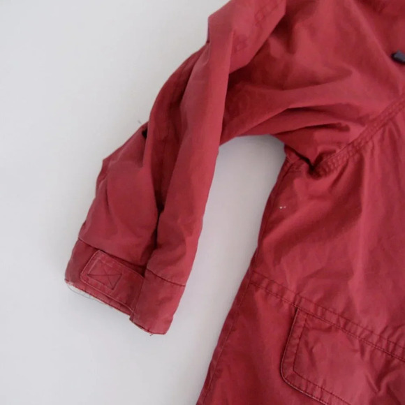 Vintage Bound for Peyton Red  Utility Nautical with Hidden Hood Jacket - Picture 11 of 14